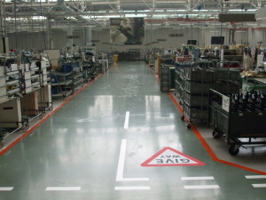 Durable Epoxy Floor Paint with Line Marking