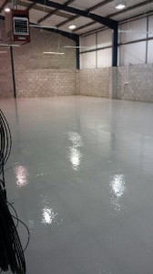Preparing floor surface by cleaning